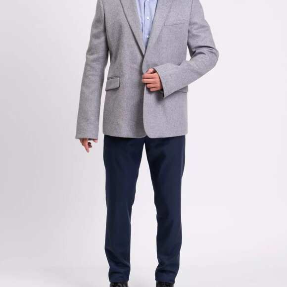 PACO RABANNE Blazer Jacket IT54 US44 XXL Wool Blend Single-Breasted - Picture 5 of 14